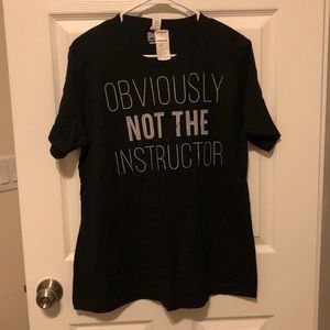 Chin up black tee shirt size XL